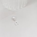 Berloque Ferradura Prata 925 