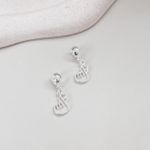 Berloque Coração Coreano Prata 925 