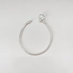 Pulseira Para Berloques Coração Lisa 925 