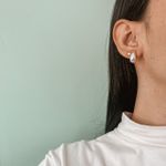 Brinco Gota Prata 925 