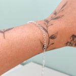 Pulseira Facetada Prata 925