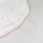 Corrente Rabo De Rato 60cm Prata 925 