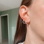 Trio Argola Click Puabi Prata 925 