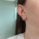 Argola Click Lisa G Prata 925 