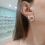 Brinco Organico Glow Prata 925 