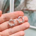 Brinco Organico Glow Prata 925 