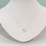 Colar Coração Cravejado Shine Prata 925 