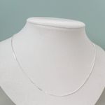 Corrente Laminada 45cm Prata 925 