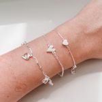 Pulseira Coração Lumi Cristal Prata 925 