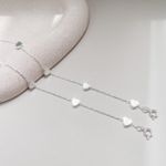 Pulseira Coração Cora Prata 925 