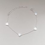 Pulseira Coração Cora Prata 925 