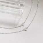 Pulseira Coração Luna Prata 925 