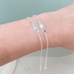 Pulseira Infantil Liz Placa Personalizavel Prata 925 