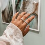 Anel Abaulado Liso Prata 925 