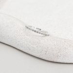 Anel Aparador Inteiro Cravejado Prata 925 