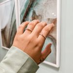 Anel Lilas Cravejado Cristal Prata 925 