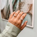 Anel Coração Cravejado Prata 925 