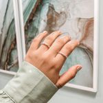 Anel Luna Cristal Prata 925 