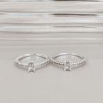 Anel Lizza Cravejado Prata 925 