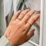 Anel Betina Cristal E Verde Prata 925 