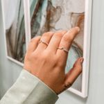 Anel V Cravejado Prata 925 