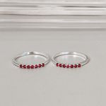 Anel Aparador Pink Prata 925