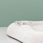 Anel Betina Cristal Prata 925 