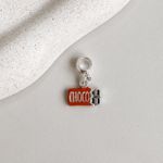 Berloque Chocolate Prata 925 