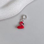 Berloque Flamingo Prata 925 