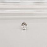 Piercing Labret Flor Cravejada Prata 925 