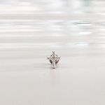 Piercing Tragus Cruz Prata 925 