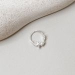 Piercing Helix Estrela E Concha Do Mar Prata 925 