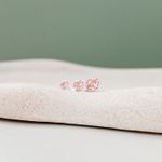 Trio Rosa Claro Prata 925 