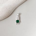 Pingente Menino De Zirconia Prata 925