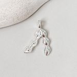 Pingente Soja Prata 925 