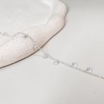 Pulseira De Zirconias Cristal Prata 925 