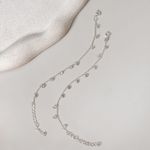 Pulseira De Zirconias Cristal Prata 925 