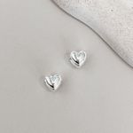 Berloque Separador Coração Liso Inova Prata 925 