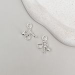 Berloque Peso E Coração Academia Prata 925 