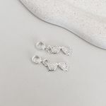 Berloque Óculos de Sol Cravejado Prata 925