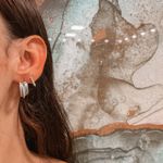 Brinco Luna Prata 925