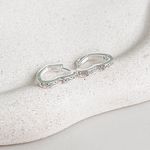 Argola Click Cravejada Coração Prata 925 