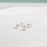 Brinco Bolinha Liso Prata 925 