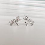 Brinco Libélula Cravejado Prata 925 