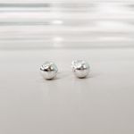Brinco Bolinha G Lisa Prata 925 