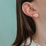 Brinco Patinha Liso 925 