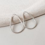 Argola Gota M Prata 925 