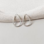 Argola Gota M Prata 925 