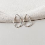 Argola Gota P Prata 925