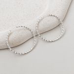 Argola Trançada M Prata 925 